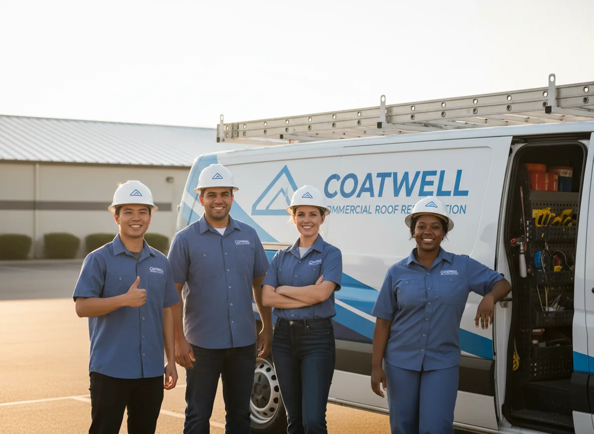 Commercial roof coating company in Sherwood, WI